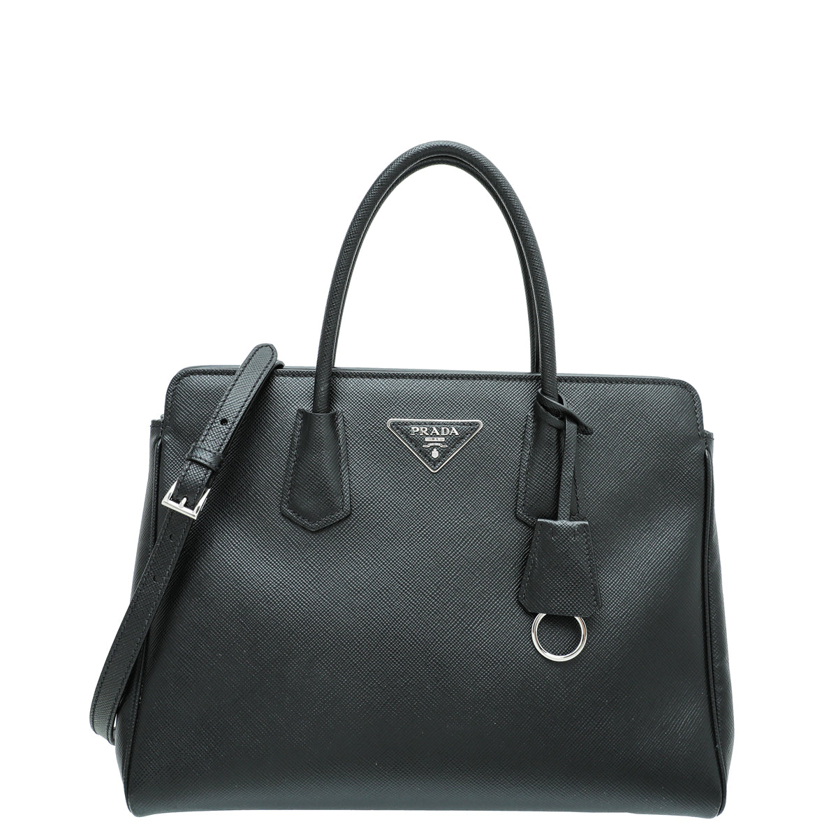 Prada Black Lux Tote Bag-Prada-THE CLOSET
