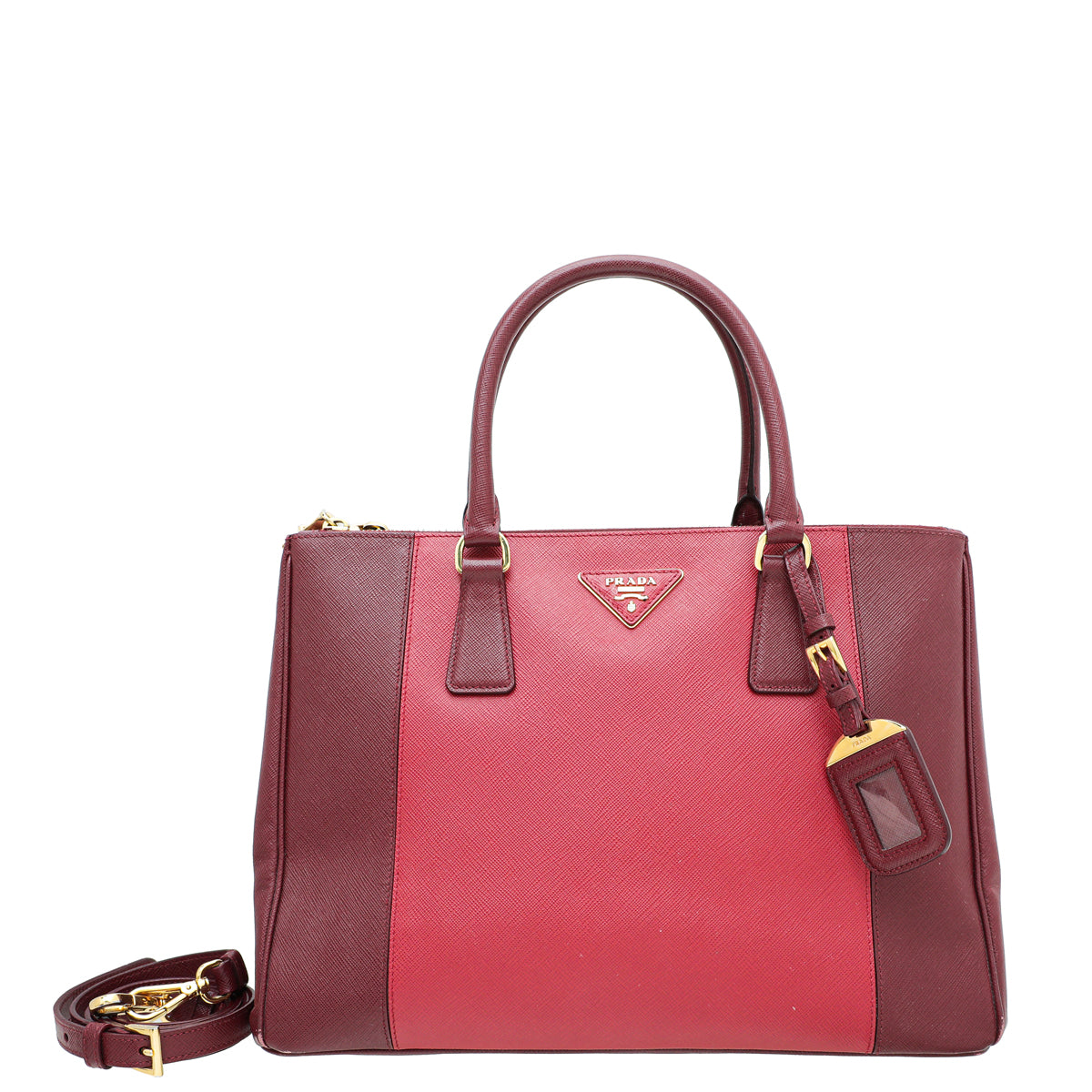 Prada Bicolor Lux Galleria Large Bag-Prada-THE CLOSET