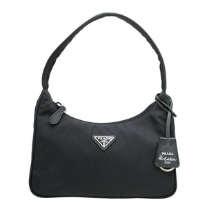 Prada Black Re-Nylon Re-Edition 2000 Mini Bag