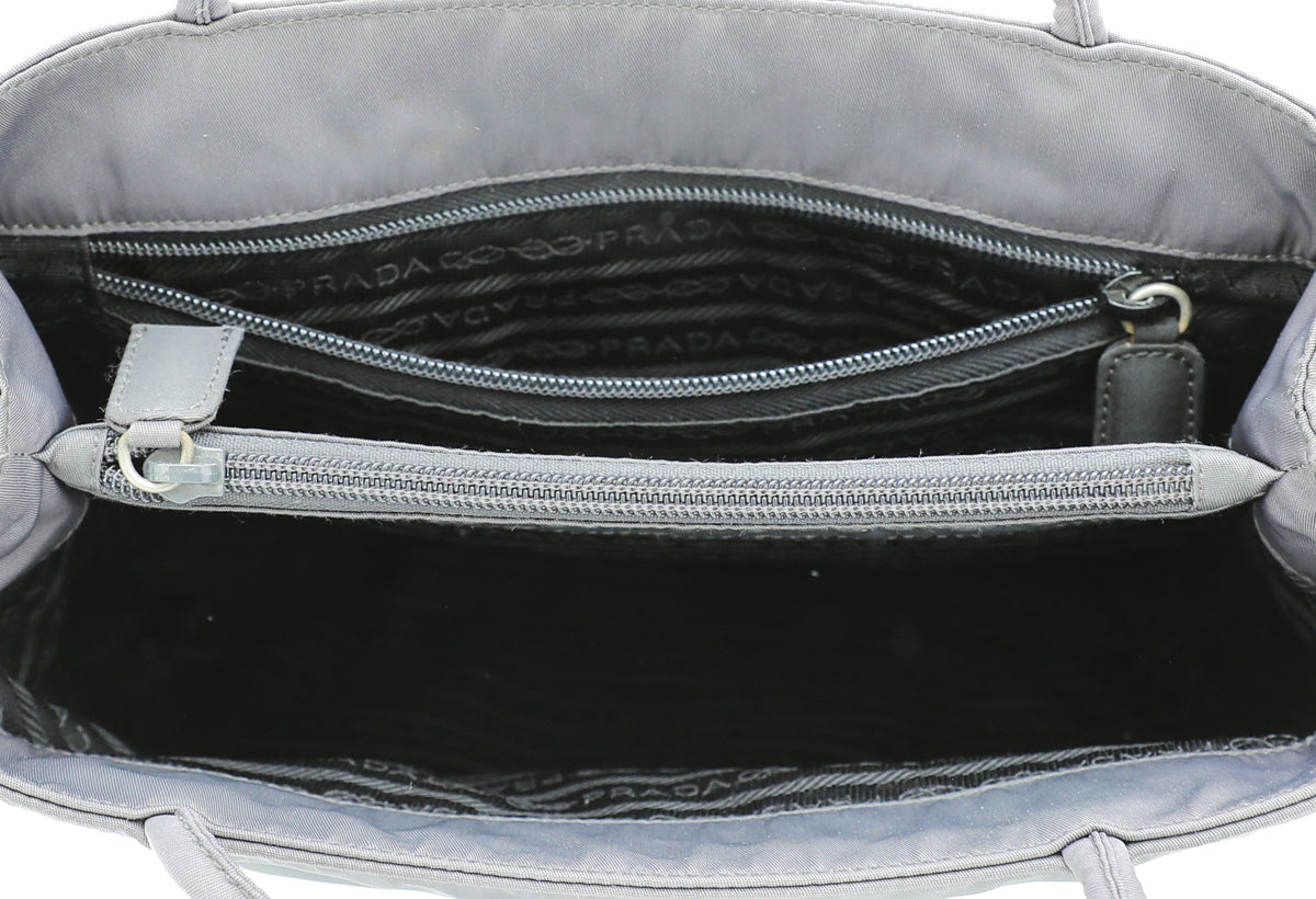 Prada Tessuto Crossbody bag Grey Cloth ref.934452 - Joli Closet