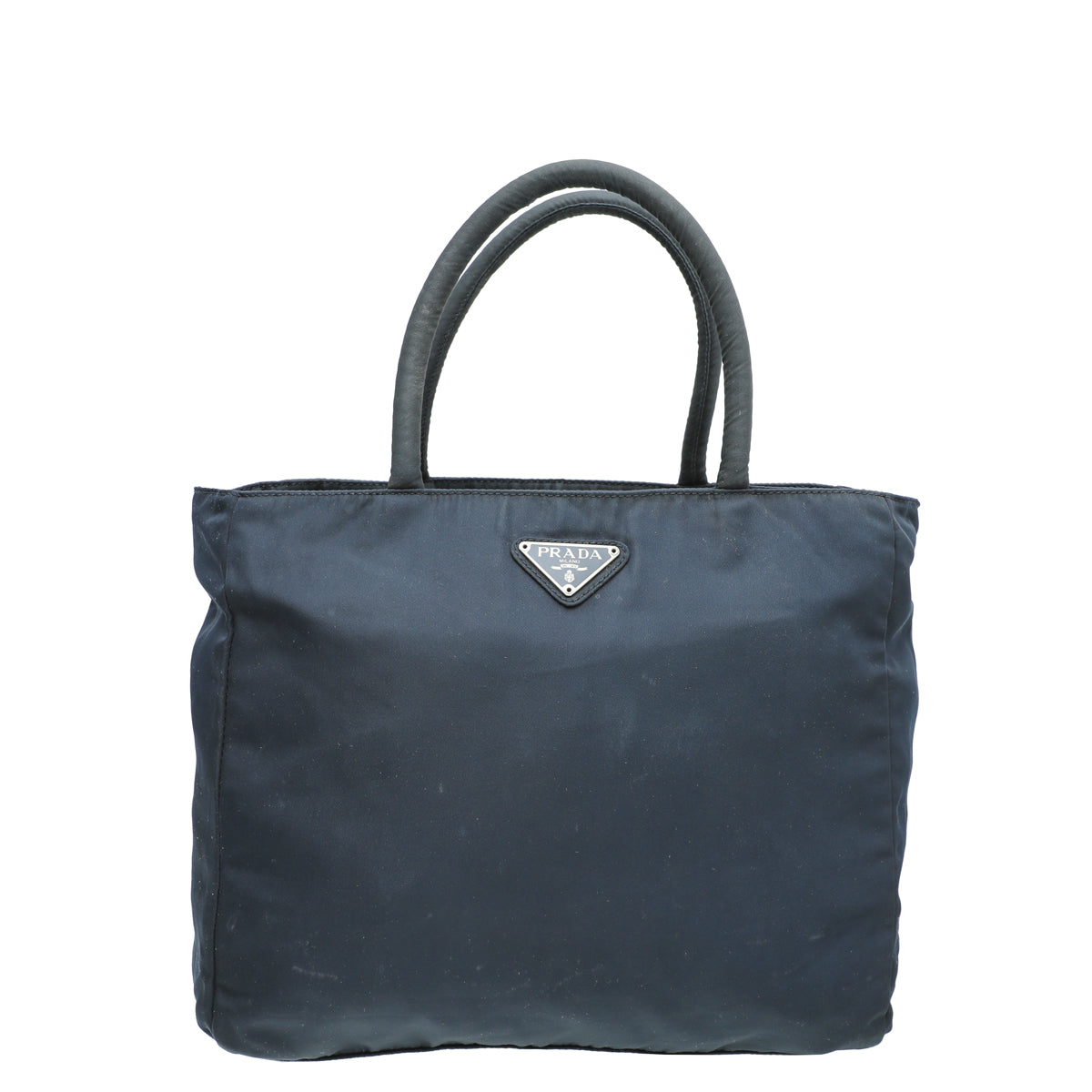 Prada Indigo Blue Nylon Tote Bag