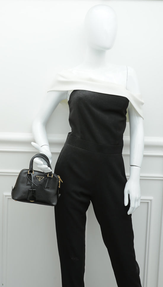 Prada Mini Promenade Bag in Black