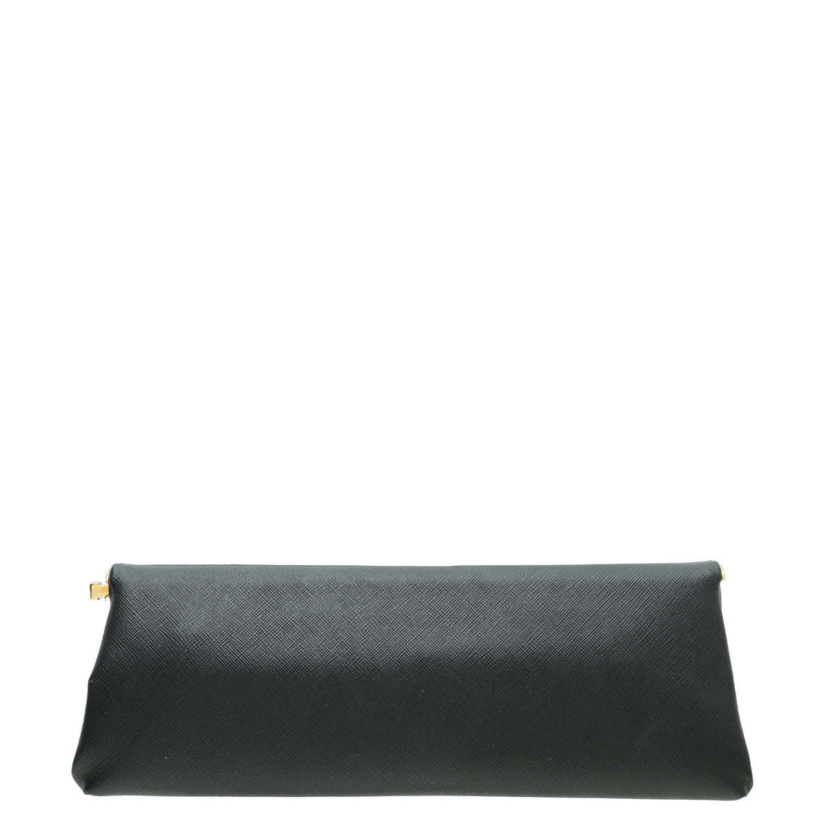 Prada Black Lux East-West Frame Clutch Bag