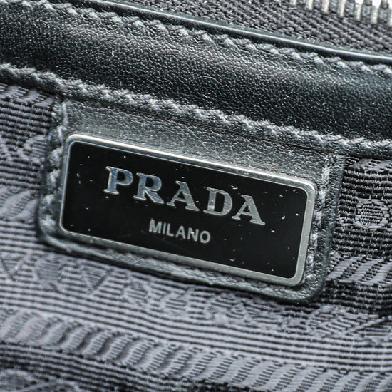 Load image into Gallery viewer, Prada Navy Briefcase Bag

