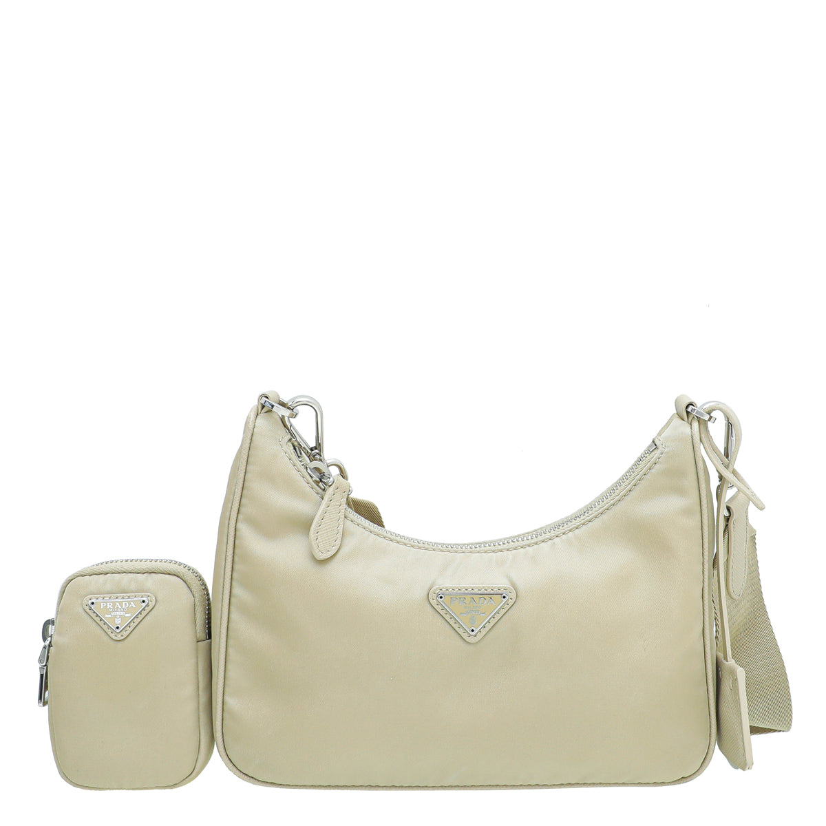 Prada Desert Beige Re-Nylon 2005 Re-Edition Bag-Prada-THE CLOSET