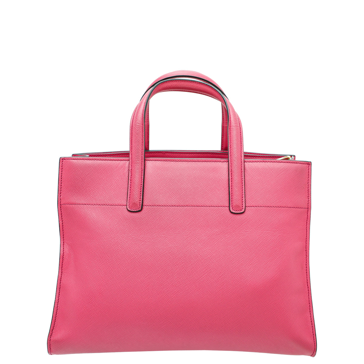 Prada Fuchsia Soft Triple Pocket Tote Bag-Prada-THE CLOSET