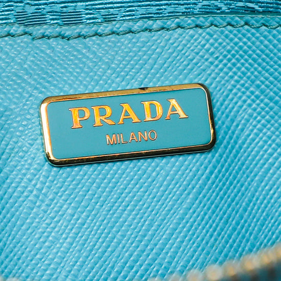 Prada Turquoise Promenade Mini Bag