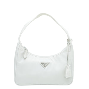 Prada Bianco Re-Nylon Re-Edition 2000 Mini Bag