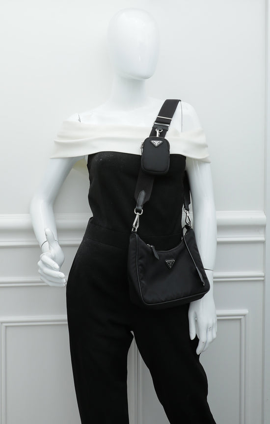 Prada Beige Nylon and Leather Re-Edition 2005 Baguette Bag Prada | The  Luxury Closet