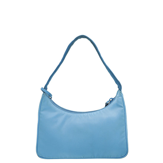 Prada Blue Re-Nylon Re-Edition 2005 Mini Bag