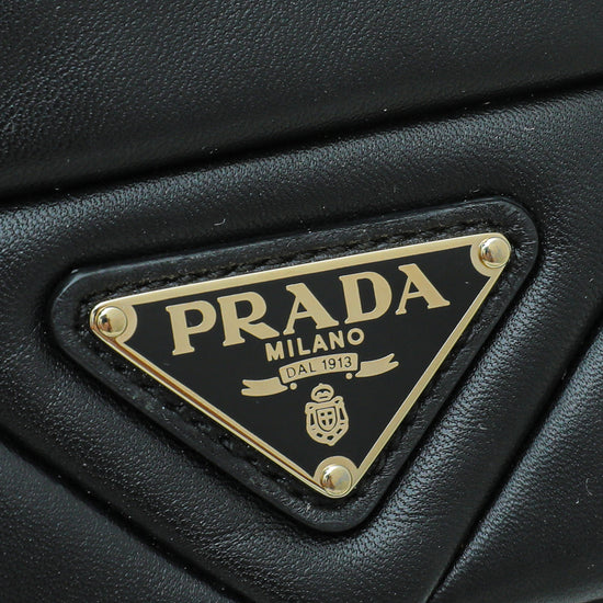 Prada Black System Nappa Patchwork Bag