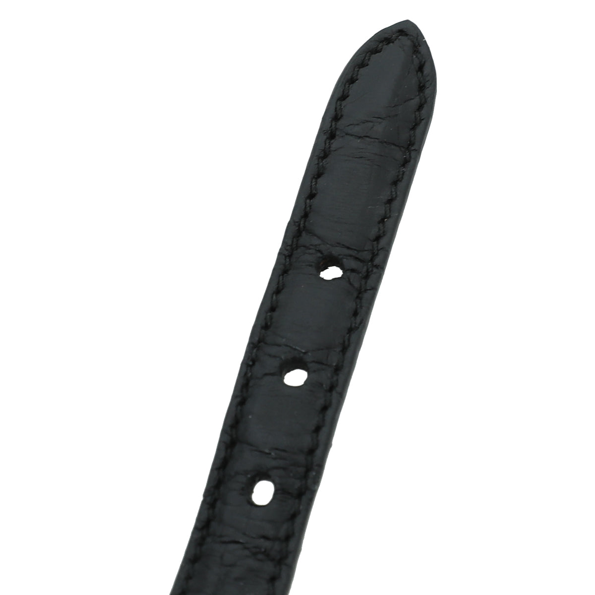 Prada Black Logo Crocodile Medium Bracelet