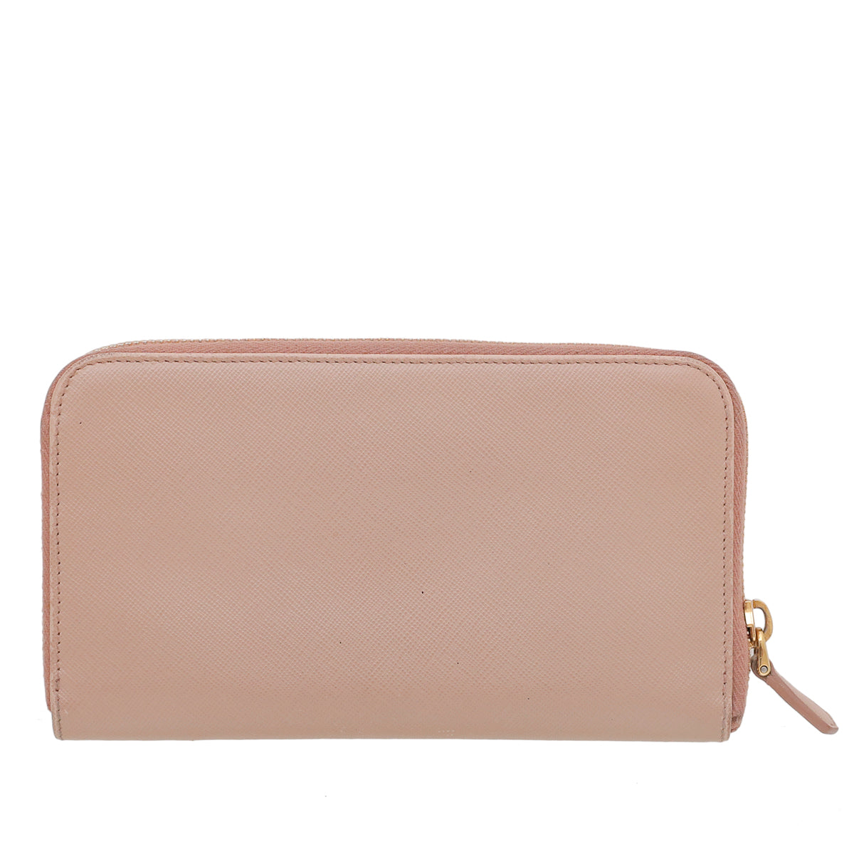 Prada Nude Zip Around Wallet-Prada-THE CLOSET