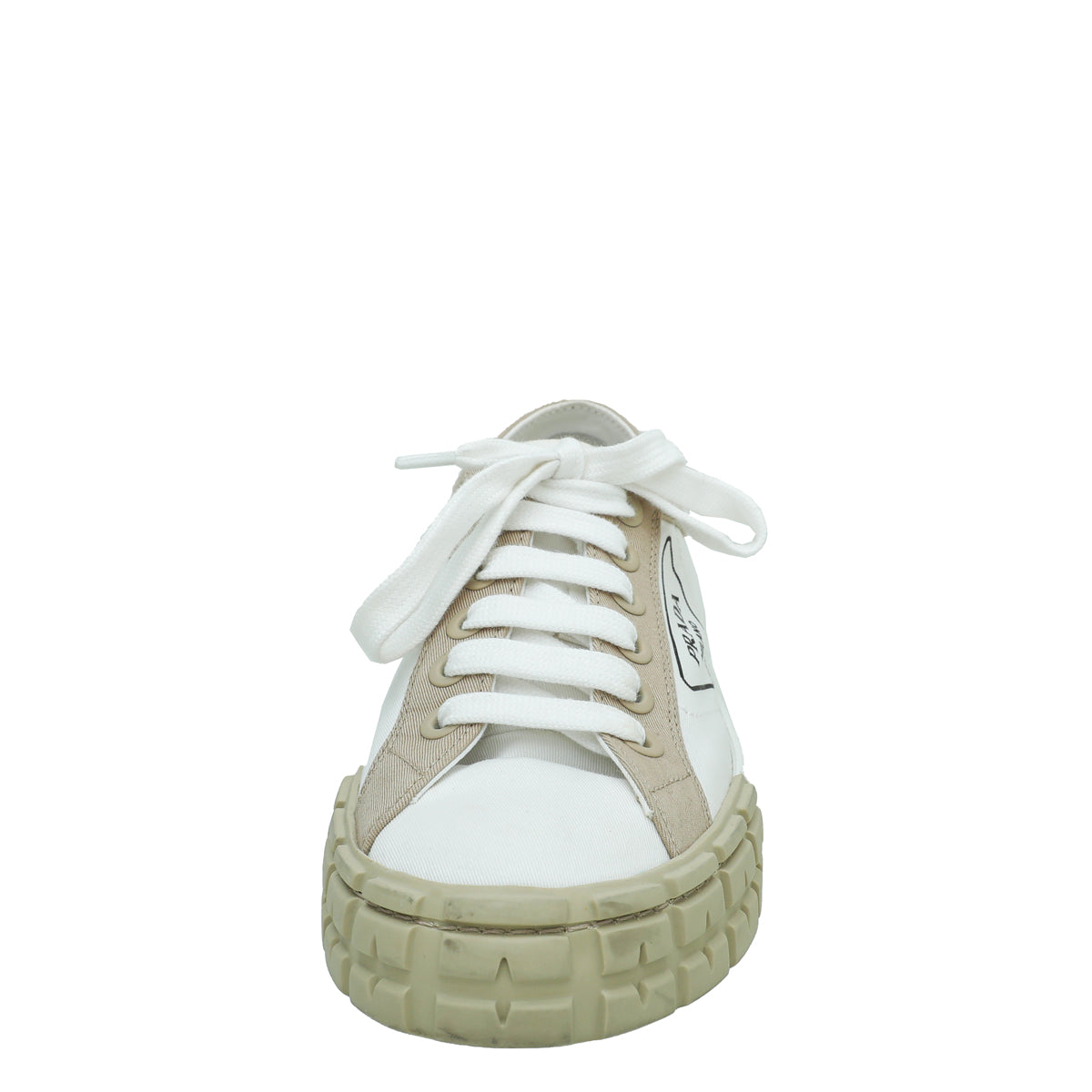 Prada Bicolor Logo Printed Sneakers 37.5-Prada-THE CLOSET