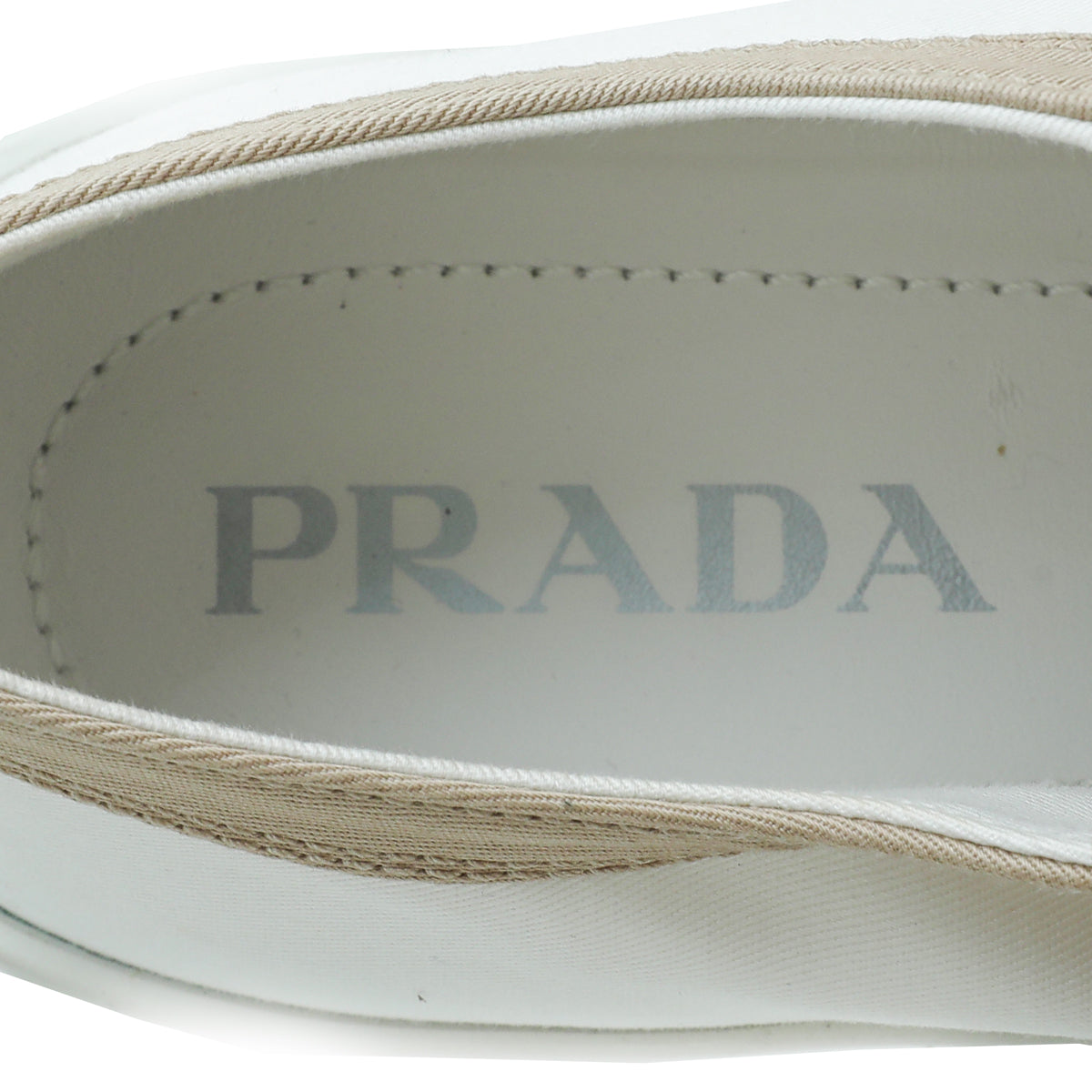 Prada Bicolor Logo Printed Sneakers 37.5