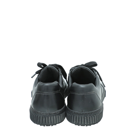 Prada Black Lace Up Sneakers 6