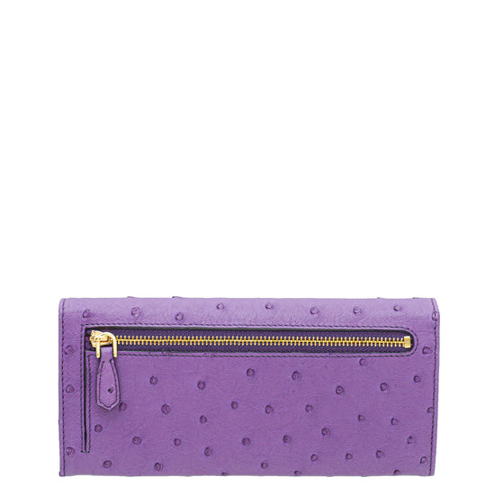 Prada Saffiano Purple Leather ref.746003 - Joli Closet