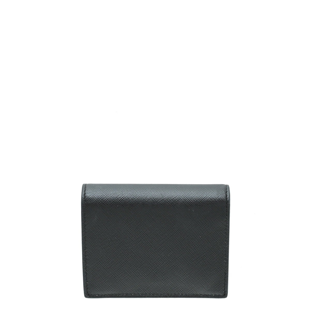 Prada Black Cuir Monochrome Small Wallet-Prada-THE CLOSET