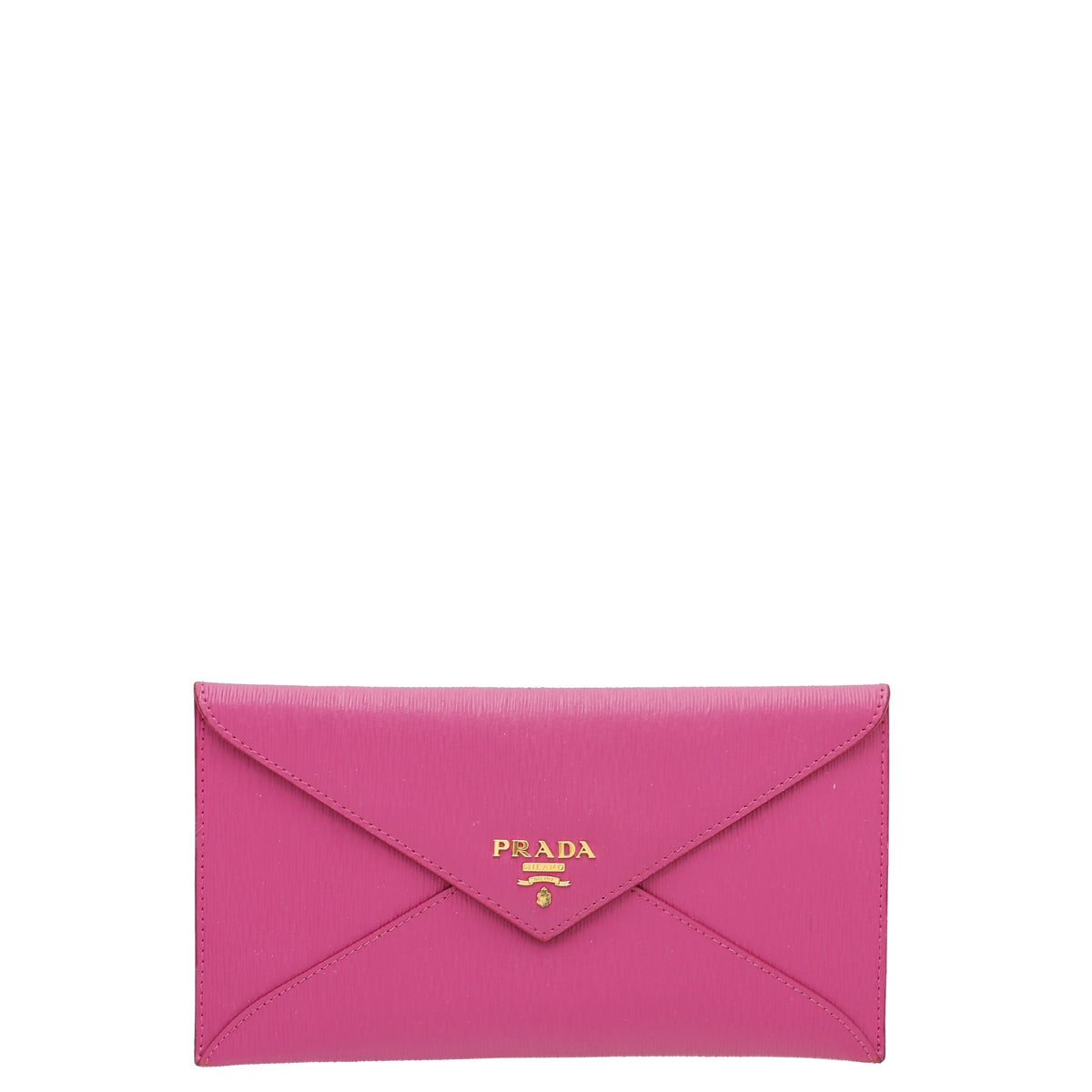 Prada Fuchsia Vitello Move Envelope Slim Wallet-Prada-THE CLOSET