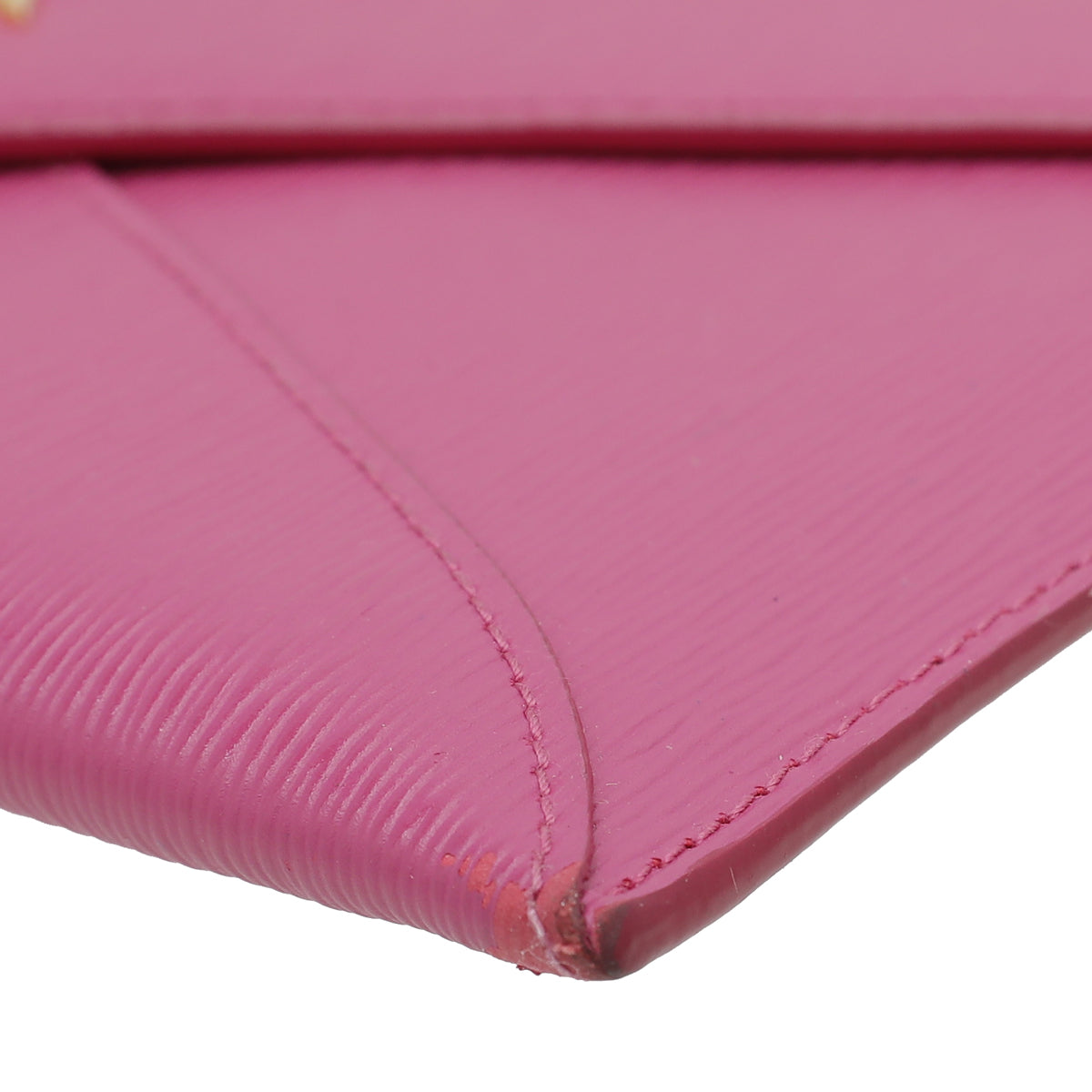 Prada Fuchsia Vitello Move Envelope Slim Wallet