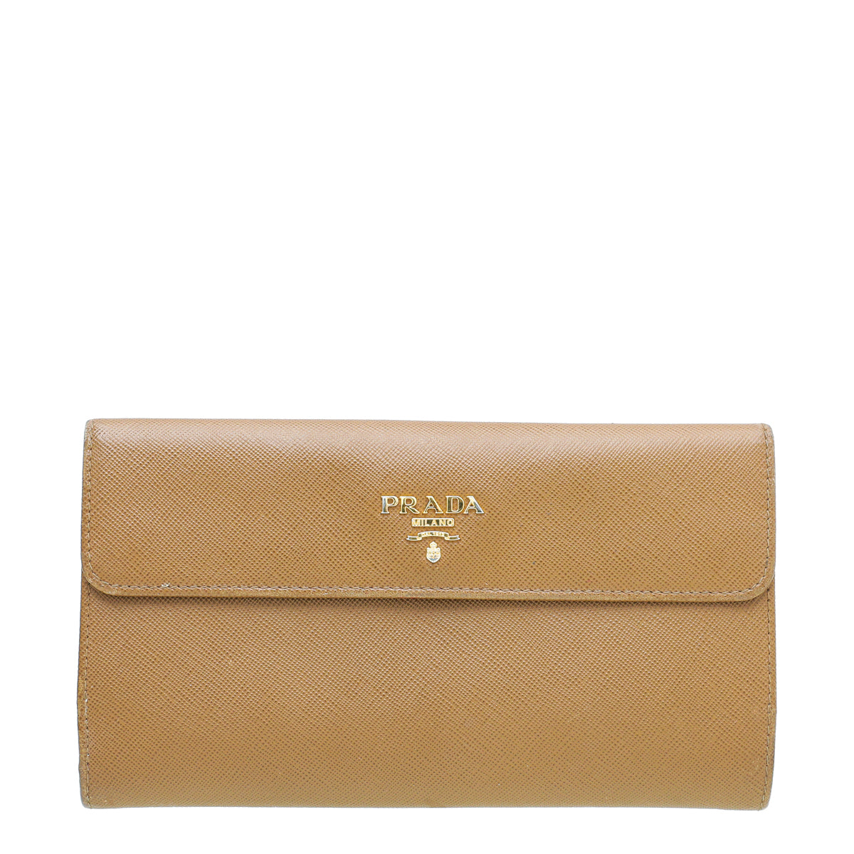 Prada Caramel French Wallet-Prada-THE CLOSET
