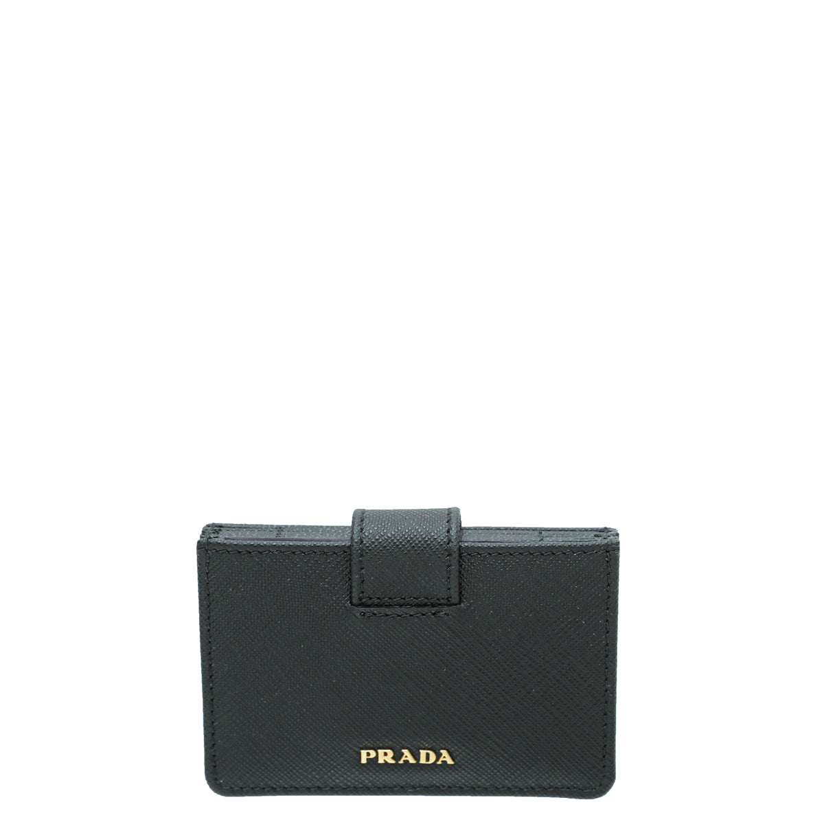 Prada Black 5 Gusset Card Holder-Prada-THE CLOSET