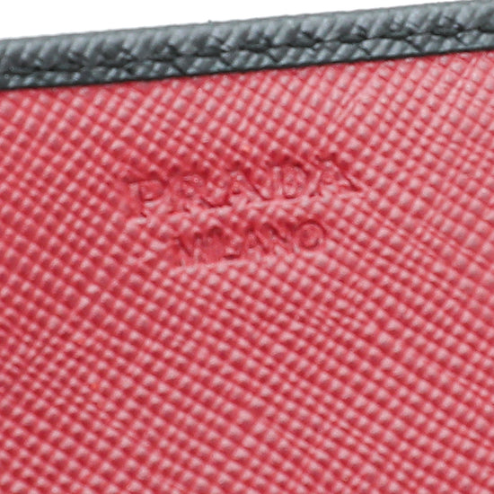 Prada Black Large Long Wallet