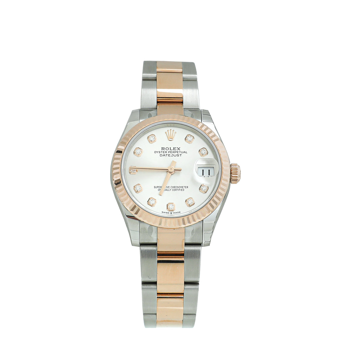 Rolex Steel & Everose Datejust Watch-Rolex-THE CLOSET