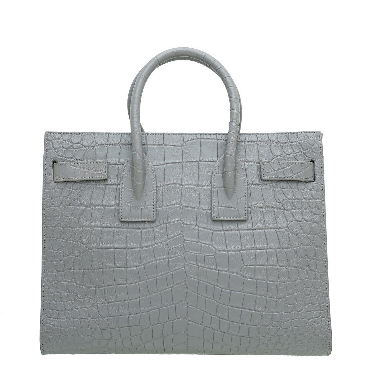 YSL Grey Croc Sac De Jour Small Bag-YSL-THE CLOSET
