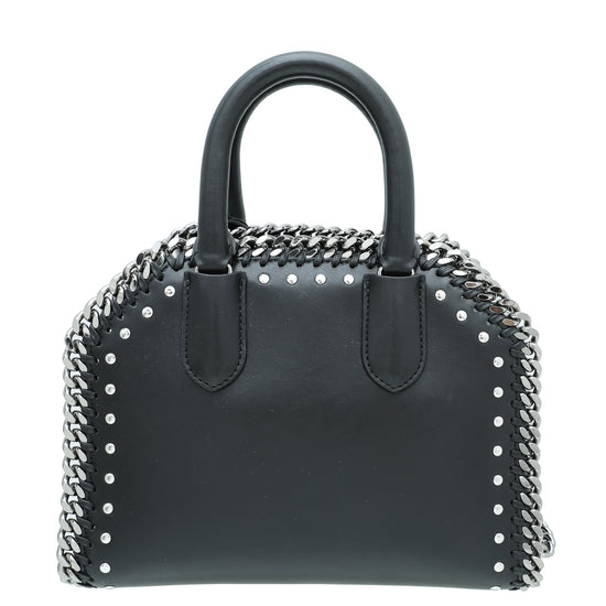 Stella Mccartney Black Falabella Box Top Handle Mini Bag