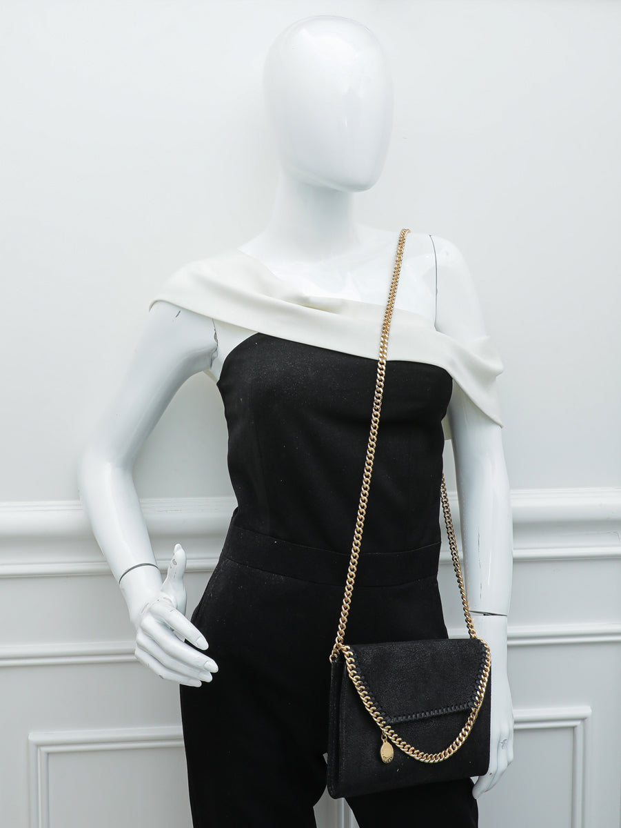 Stella Mccartney Black Falabella Chain Bag