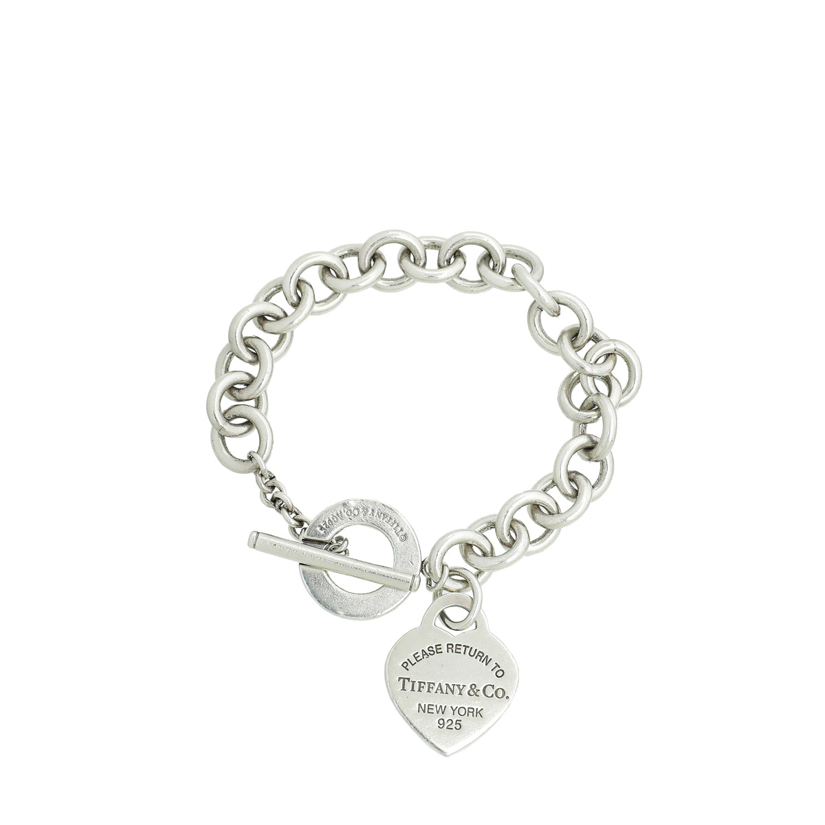 Tiffany & Co Silver Heart Tag Toggle Bracelet-Tiffany & Co-THE CLOSET