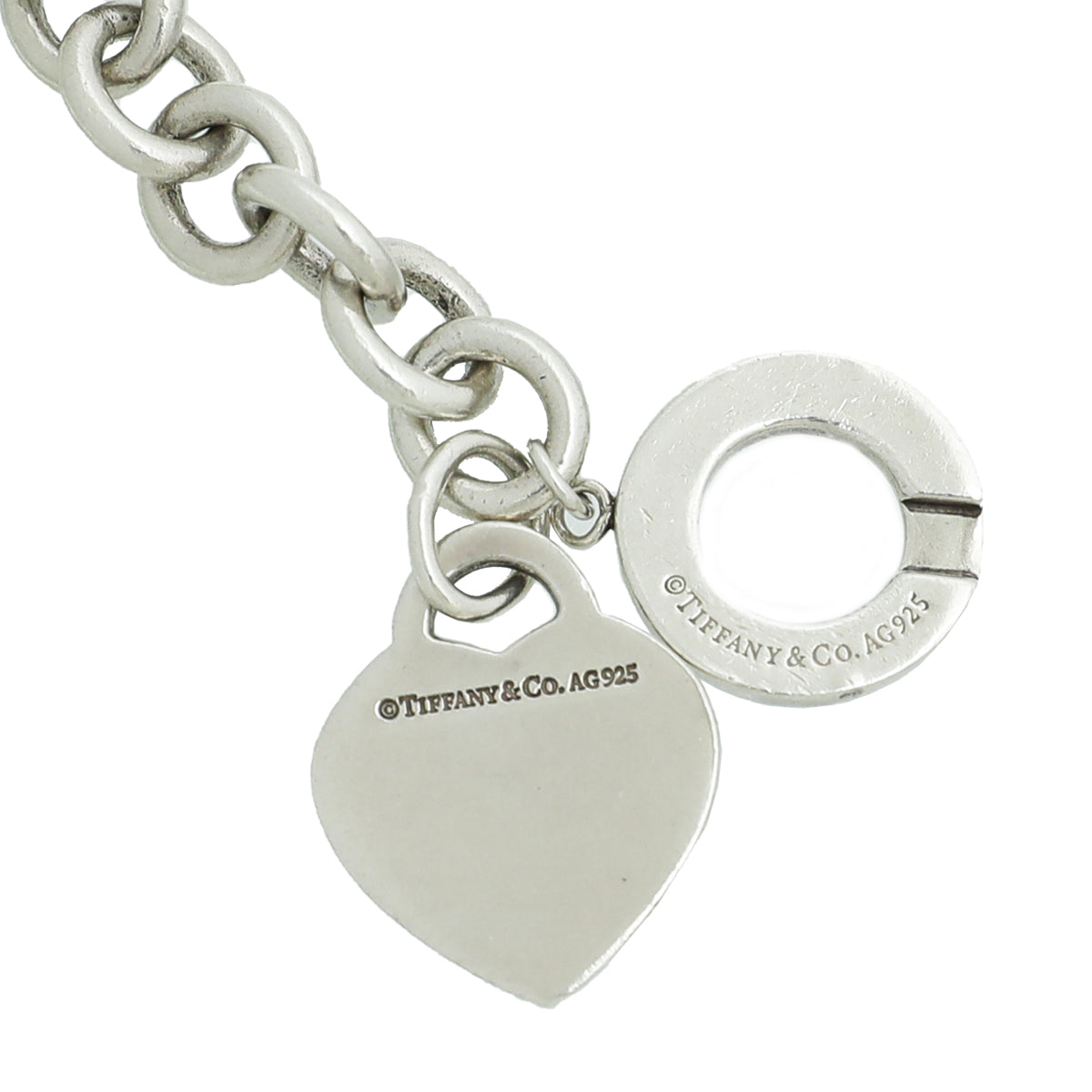 Tiffany & Co Silver Heart Tag Toggle Bracelet