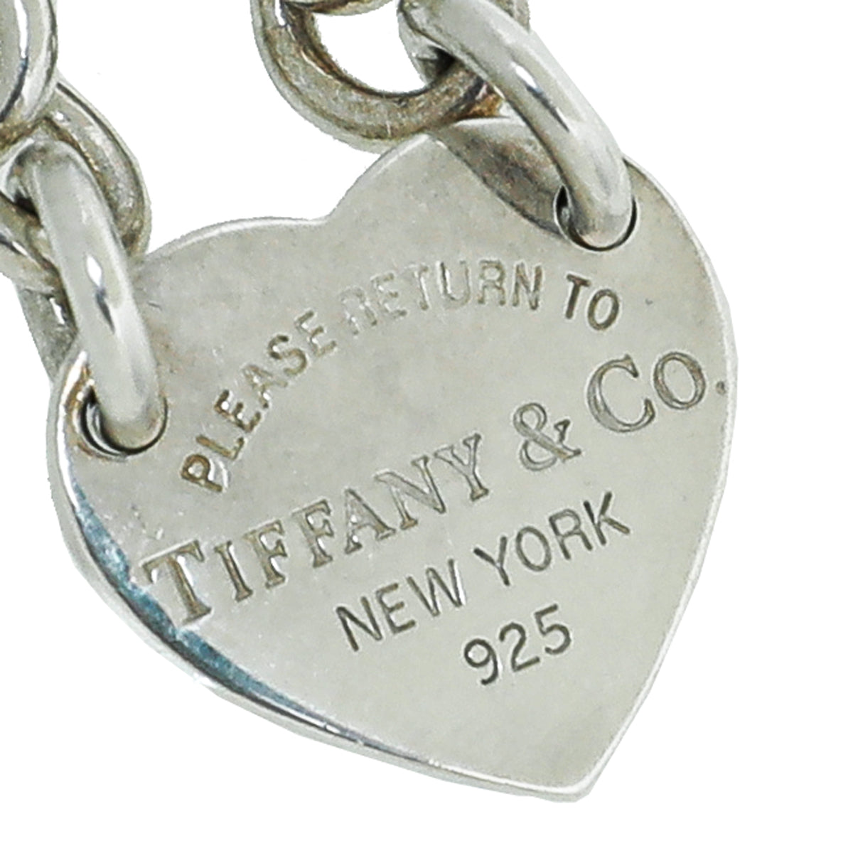 Tiffany & Co Sterling Silver Heart Tag Bracelet-Tiffany & Co-THE CLOSET