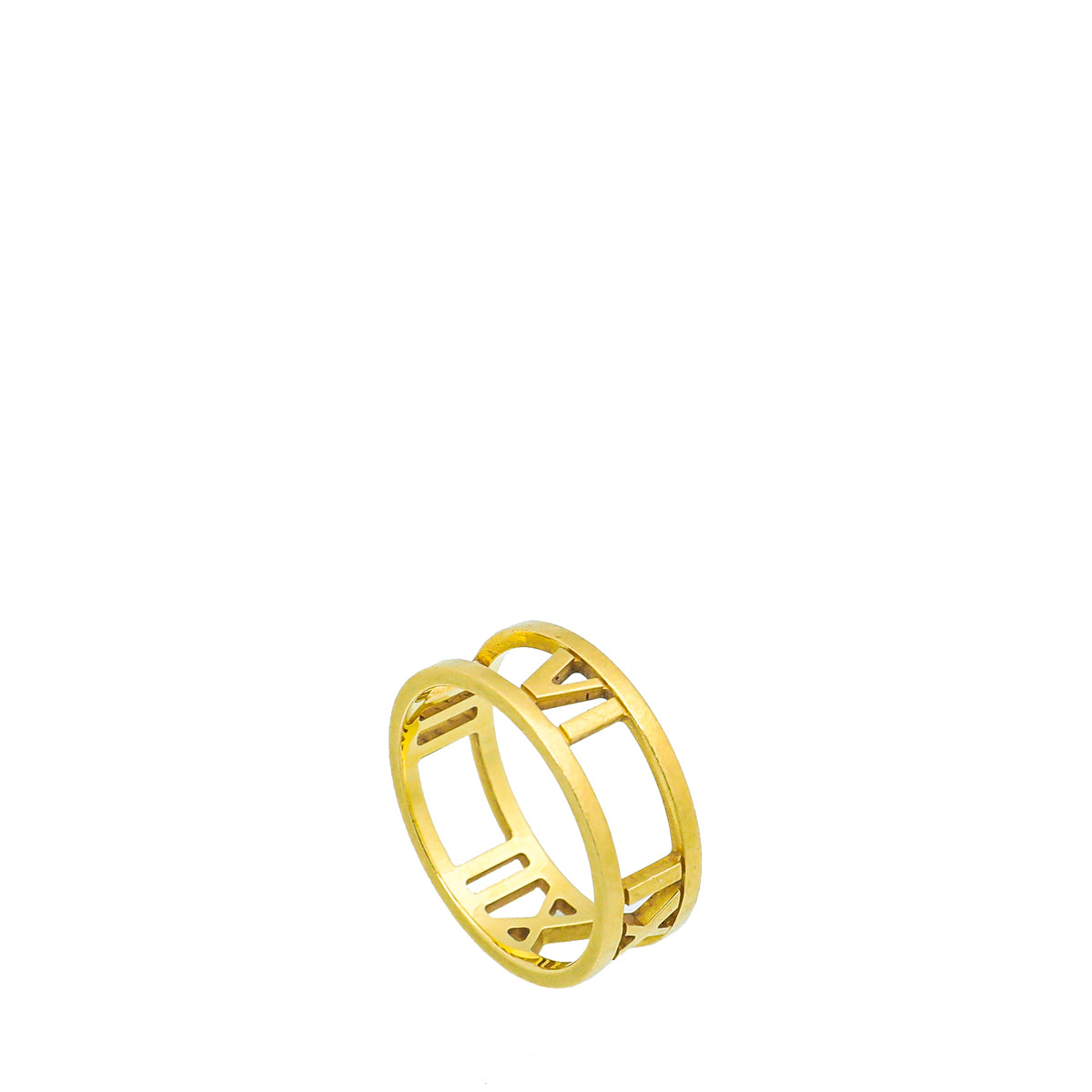 Tiffany & Co 18K Yellow Gold Atlas Open Ring