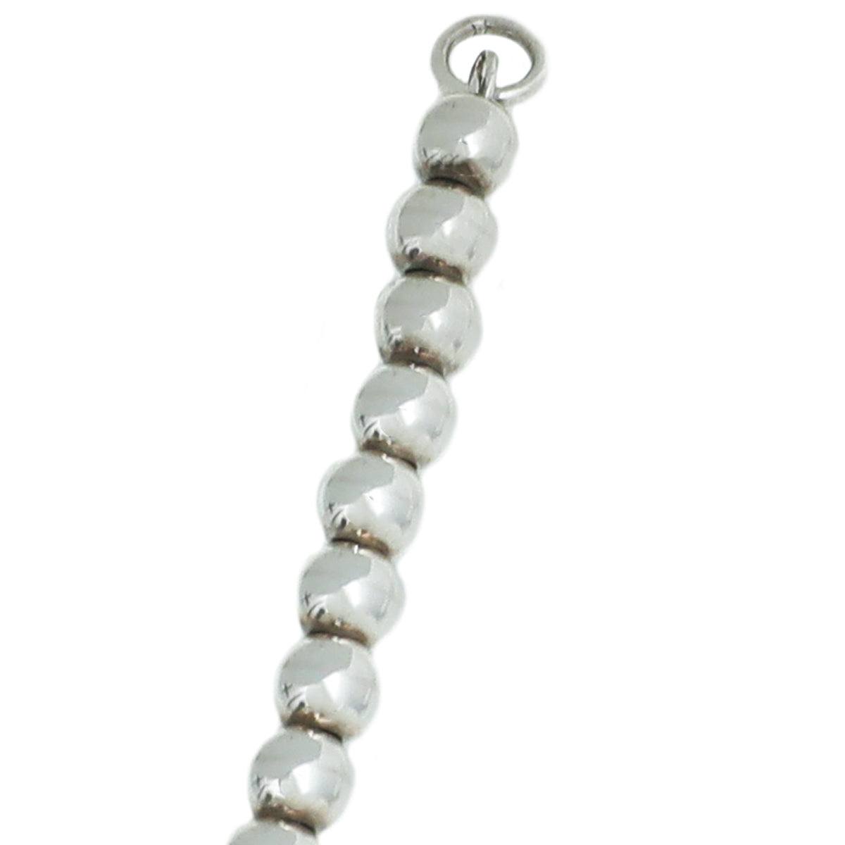 Tiffany & Co Silver Heart Tag Bead Bracelet-Tiffany & Co-THE CLOSET