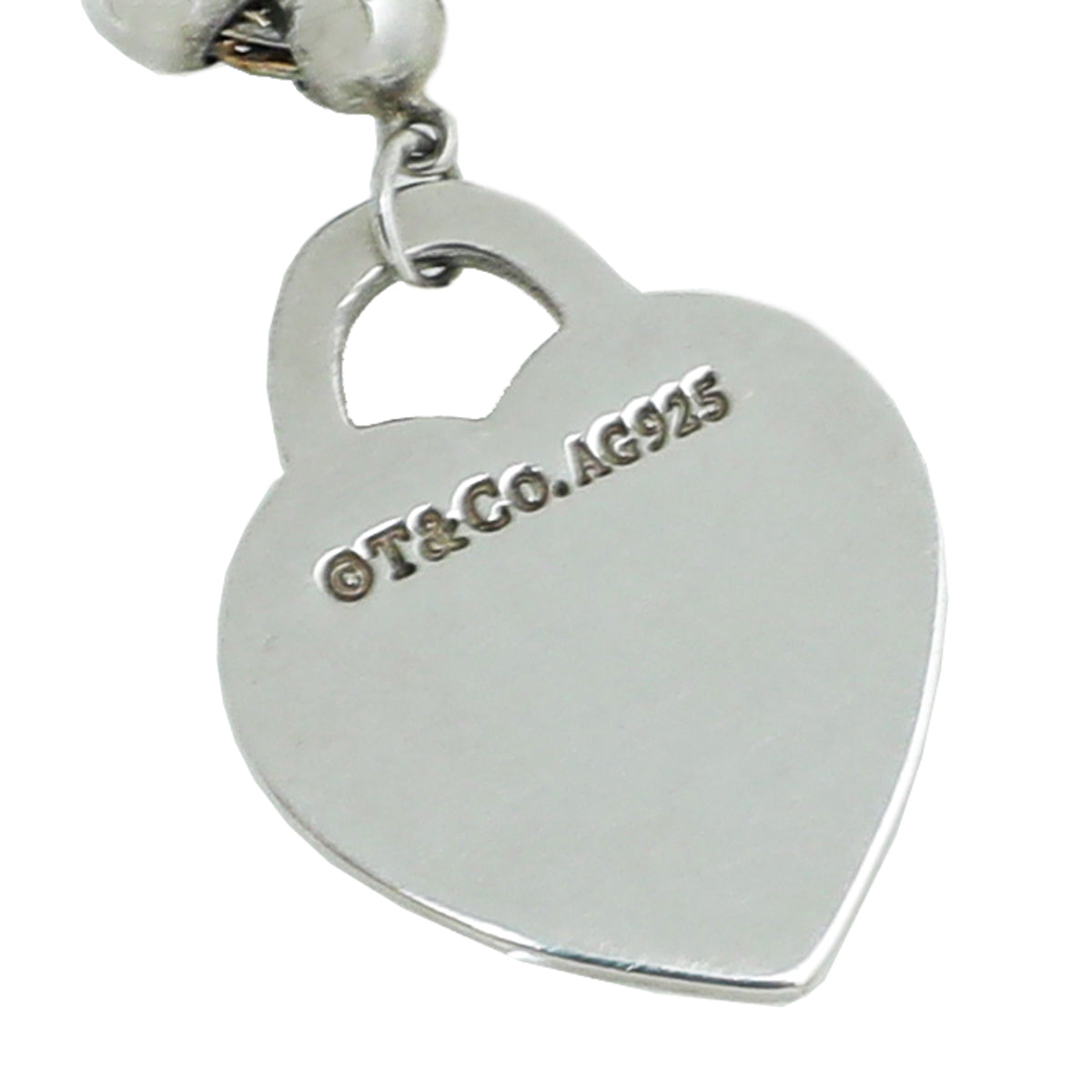 Tiffany & Co Heart Tag Bead Necklace-Tiffany & Co-THE CLOSET