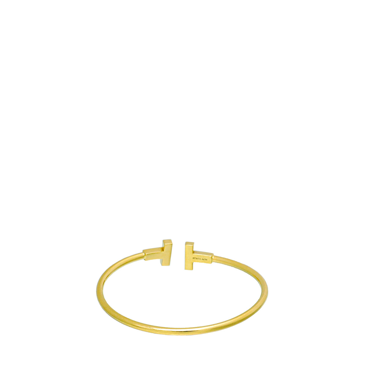 Load image into Gallery viewer, Tiffany &amp;amp; Co 18K Yellow Gold T Wire Medium Bracelet
