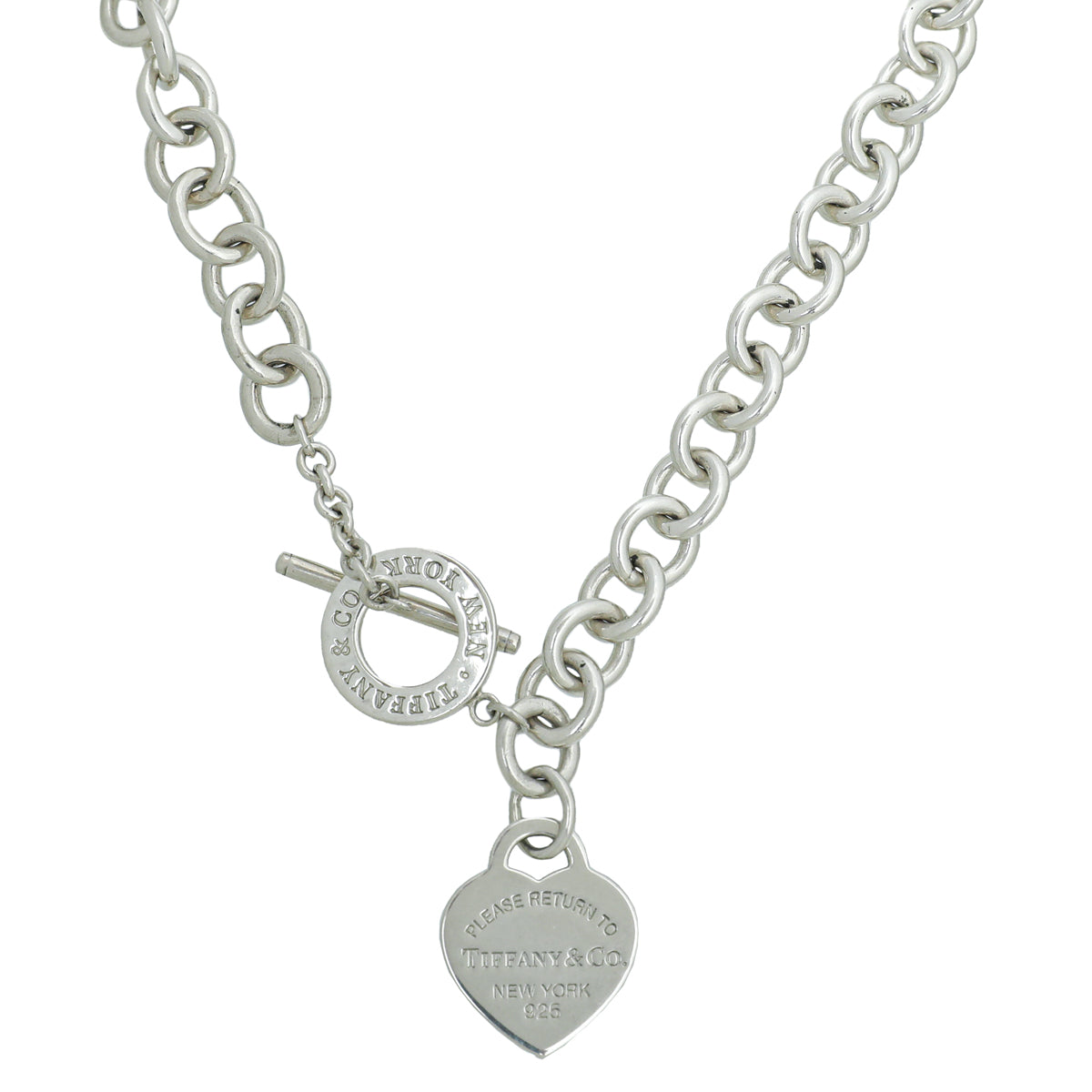 Return to Tiffany™ heart tag wrap necklace in sterling silver, 32
