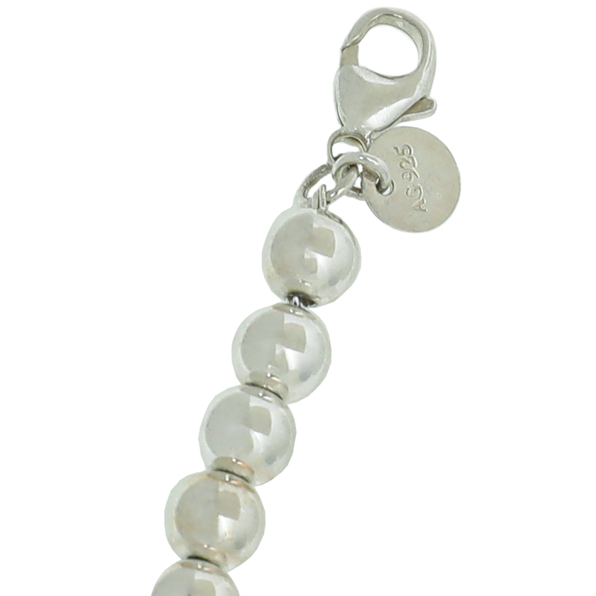 Tiffany & Co Silver Hardwear Graduated Ball Necklace-Tiffany & Co-THE CLOSET