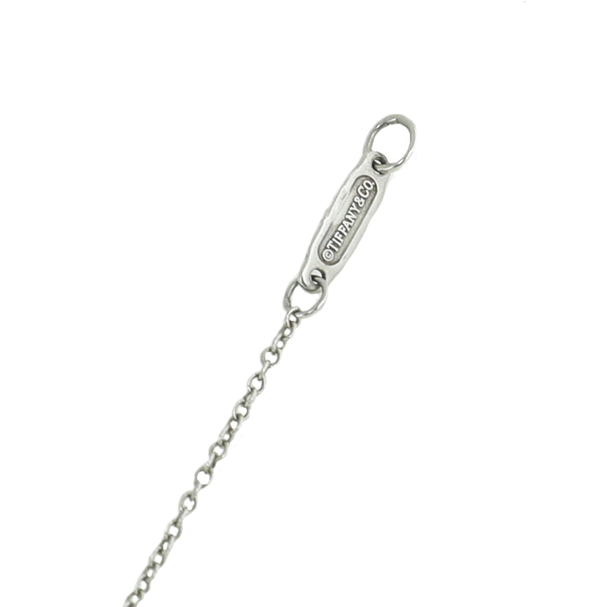 Tiffany & Co Silver Heart Tag Pendant Necklace