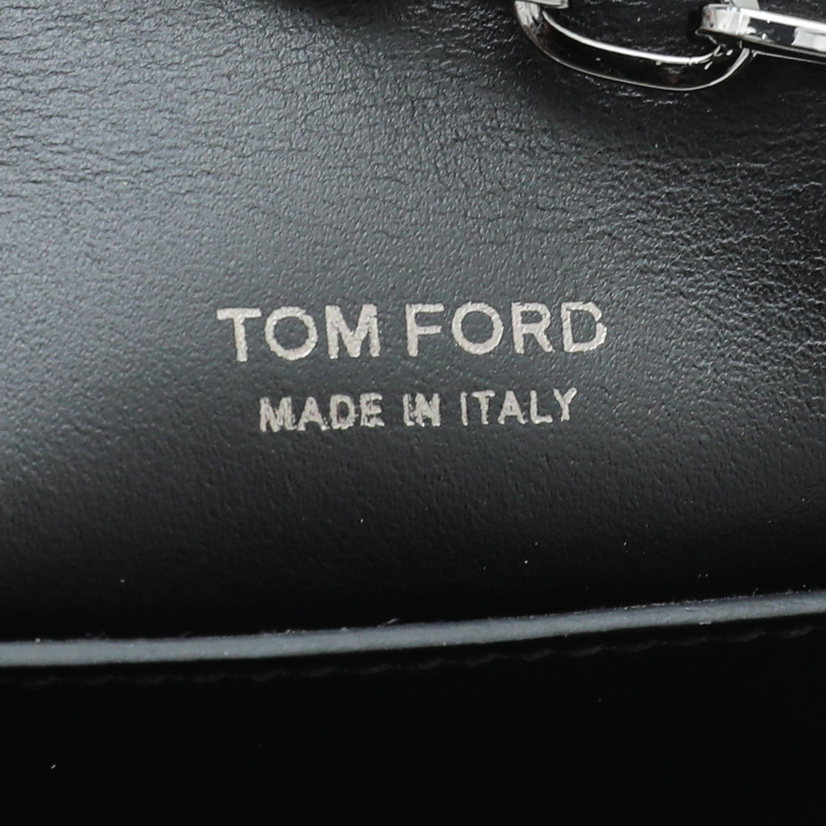 Tom Ford Black TF Crystal Velvet Chain Crossbody Bag