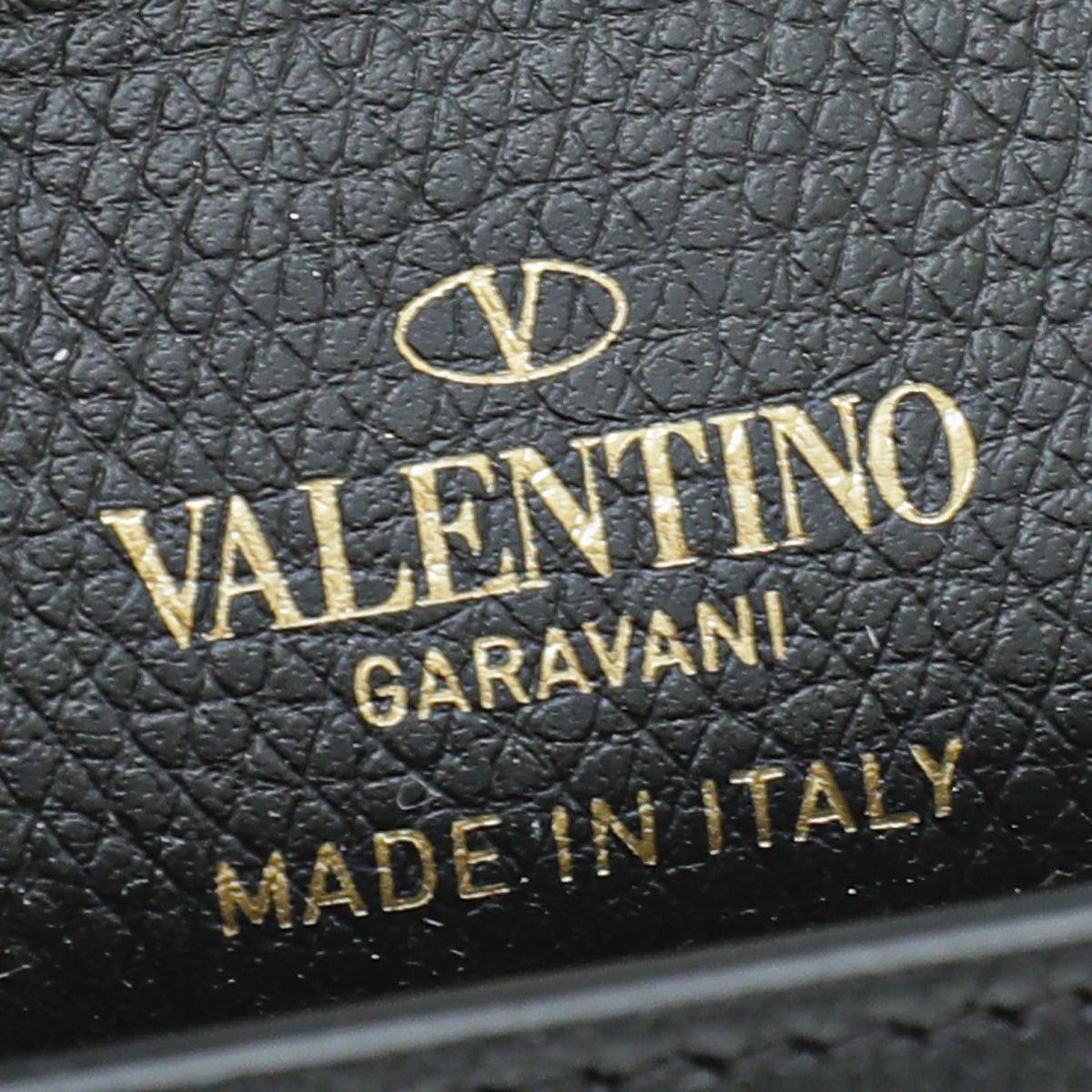 Valentino Black VLOGO Airpods Case