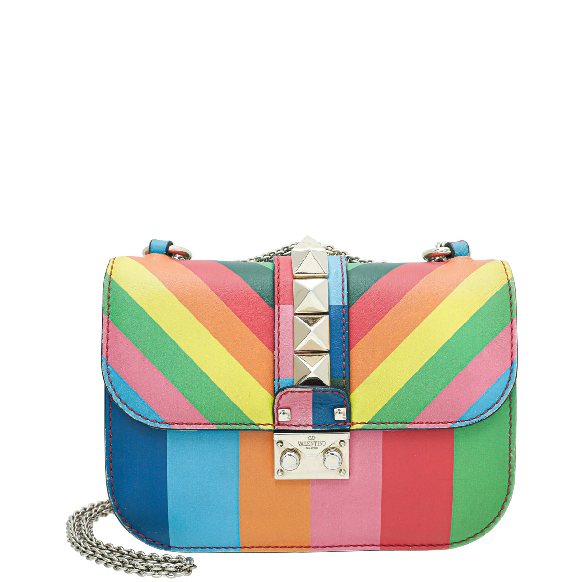 Valentino Multicolor Glam Lock Small Bag-Valentino-THE CLOSET