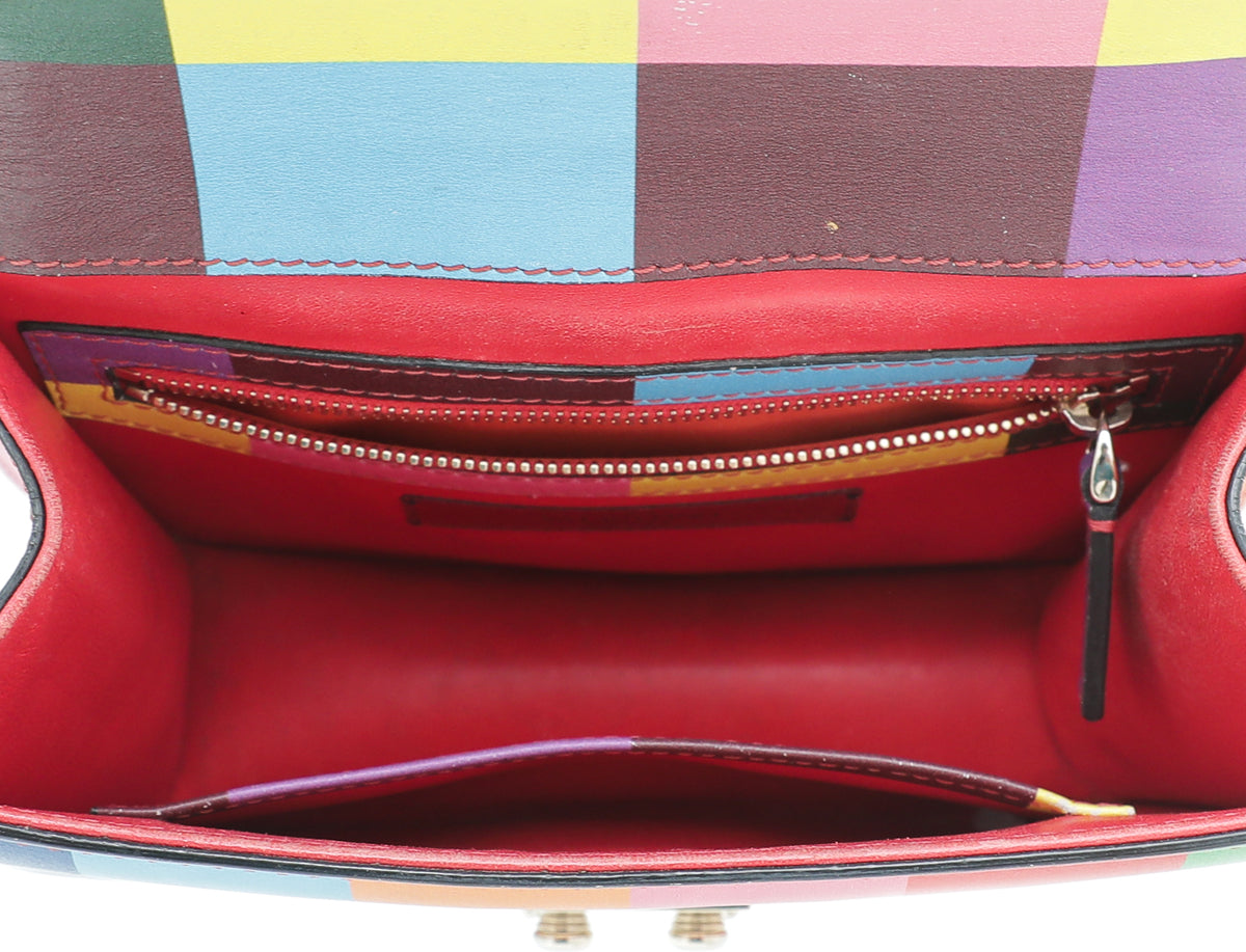 Valentino Multicolor Glam Lock Small Bag
