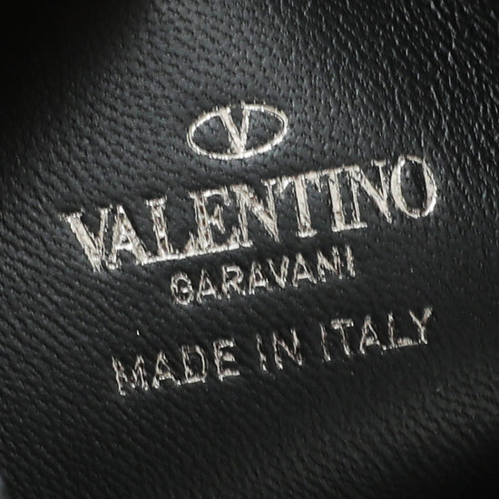 Valentino Black VLogo Wristlet Bucket Bag