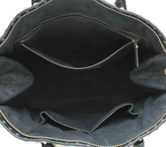 Valentino Black Valentino Rockstud Tote Bag