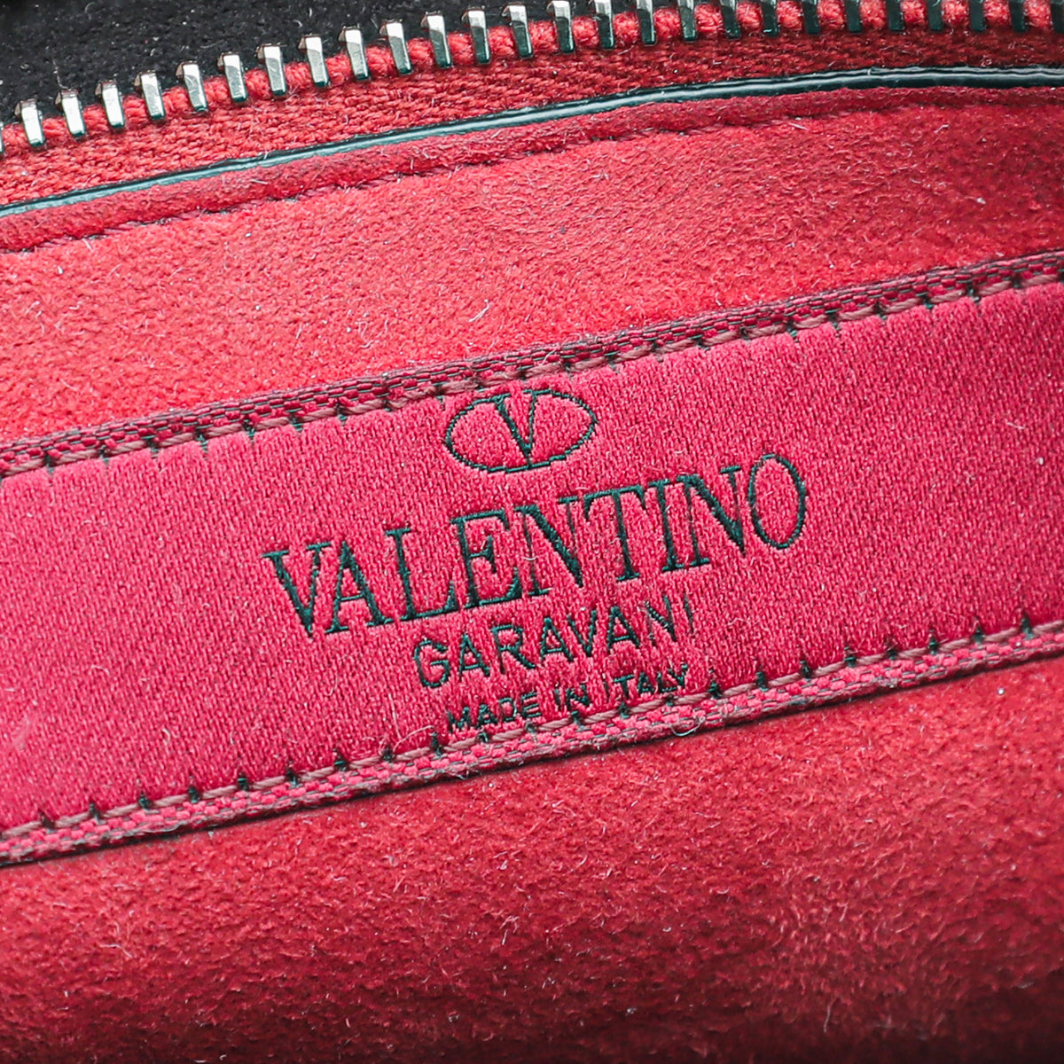 Valentino Black Spike Rockstud Large Bag