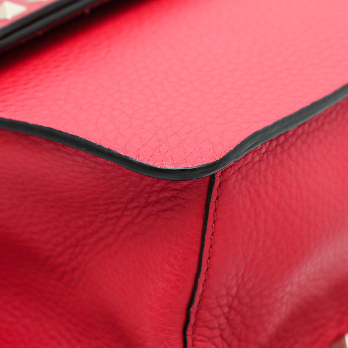 Valentino Red Rockstud Flap Bag