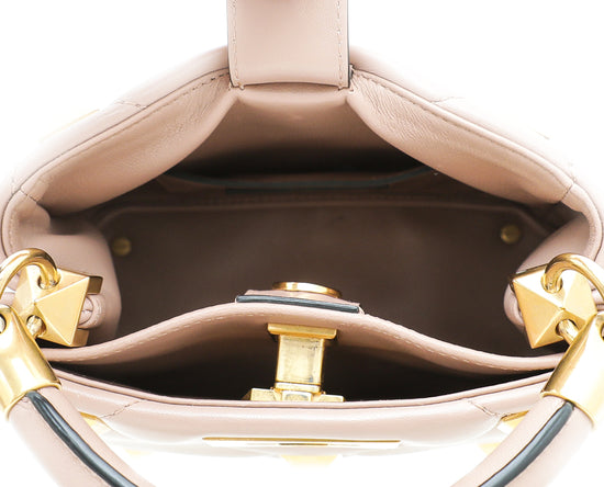 Valentino Rose Cannelle Roman Stud Top Handle Mini Bag